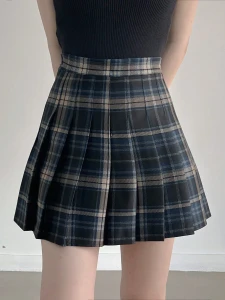 Tartan Plaid Pleated Skirt